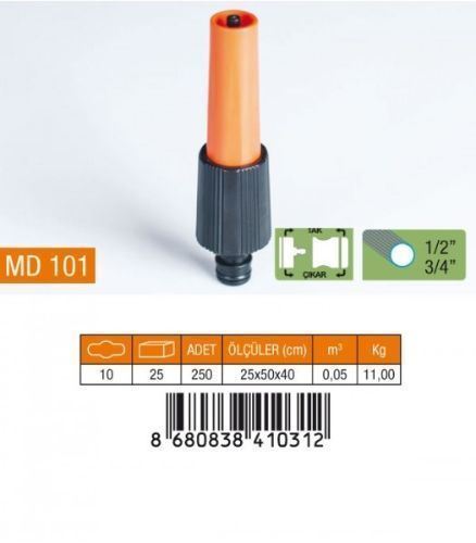 MD101 AYARLI HORTUM BAŞLIĞI